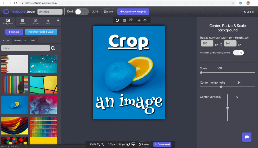 PNG Crop Online: PNG Image Cropper