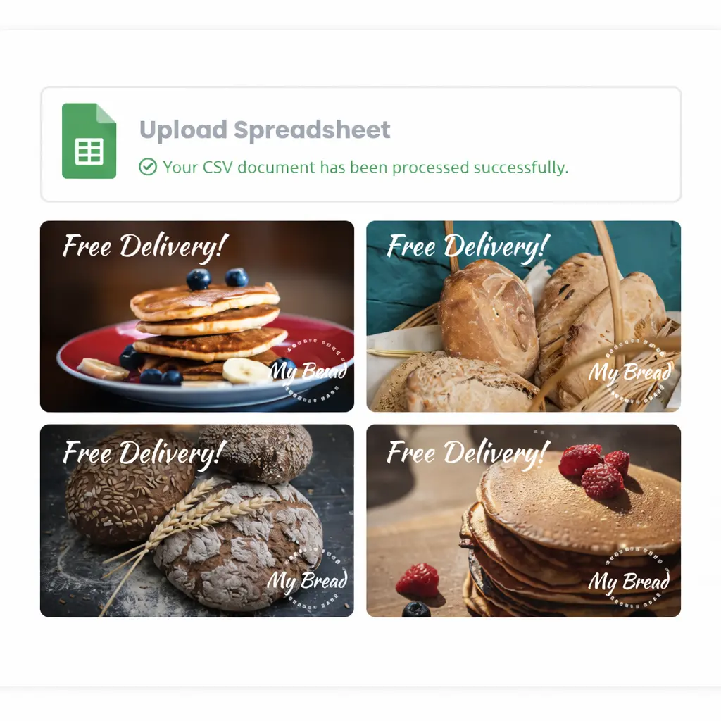 Template-based banner generation